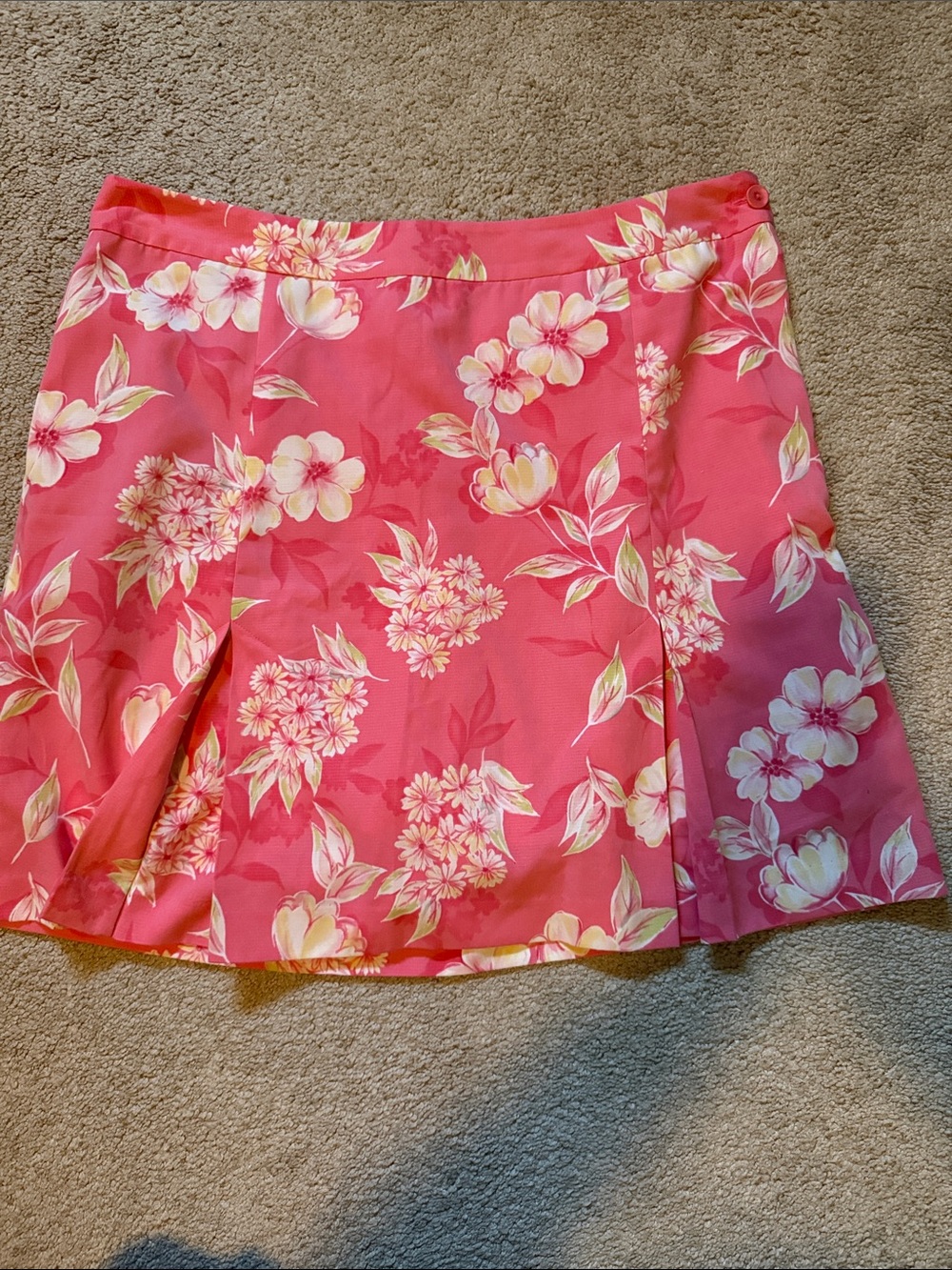 EP Pro Floral Pink A-Line Women's Golf Skort size 14